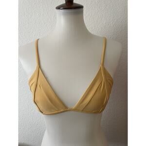 Frankies Swim Bikini Top Swimwear Triangle Plunge Summer Beach